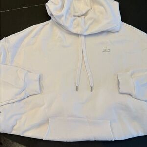 ALO Yoga White Accolade Hoodie